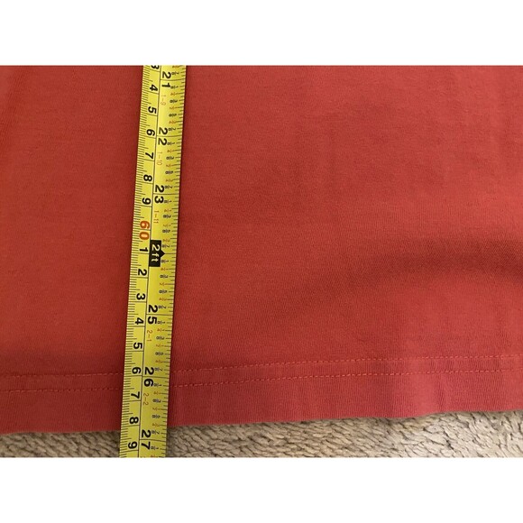 Life is Good Shirt Mens Large Red Short Sleeve Crusher American Flag Casual - Picture 8 of 9